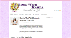 Desktop Screenshot of bondwithkarla.com